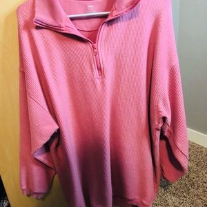 Ribbed Aerie 1/4 Zip